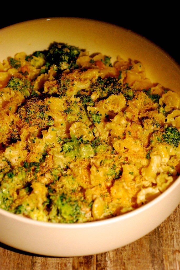 pasta-champignons-broccoli-saus